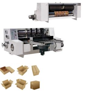 Quality Crease And Die Cut Plc Corrugated Carton Box Machine Semiauto for sale