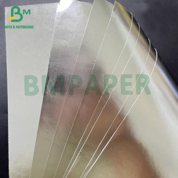 Smooth 80gsm Wet Strength Silver Golden Aluminum Metallized Paper