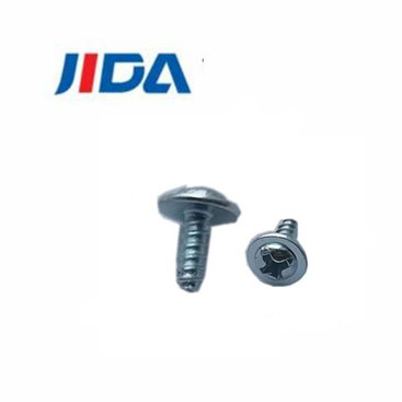 Buy Allen Flat Pan Head Self Tapping Machine Screw ST3x8 Blue White Zinc at wholesale prices
