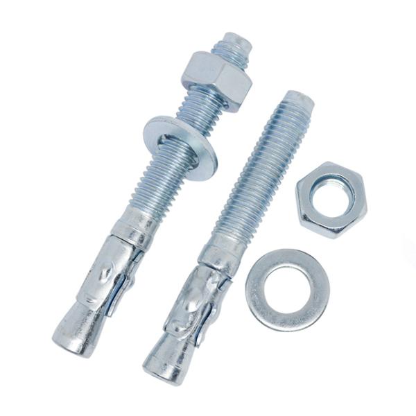ZINC Finish Floor Wedge Anchors Expansion Bolt for Elevator Safety in General Industry