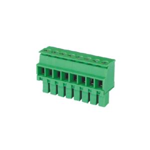 PA66 3.50mm Pluggable Terminal Blocks Connector Female Green