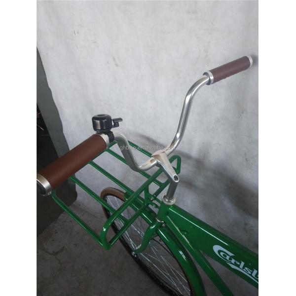 Promote Advertising 28 Inch Green Color Vintage Style Adults Men Retro Bike with Big Flag