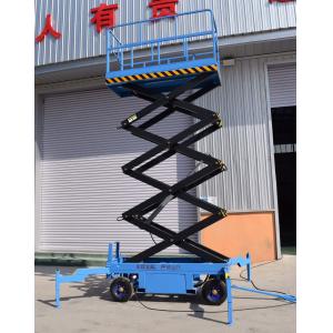 10m Hydraulic Electric Scissor Lift Manned Aerial Work Platform Hydraulic Mobile