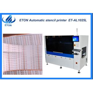 Max FPCB Diagonal 1％ Automatic Stencil Printer For LED Flexible Strip Light