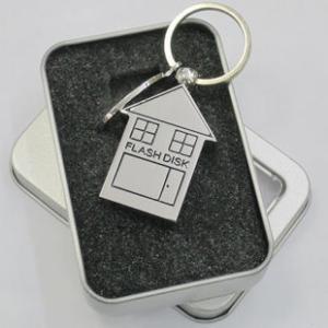 Kongst promotional gift custom special house shape usb/metal usb