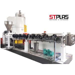 Large Output Single Screw Plastic Extruder , Plastic Recycling Granulator