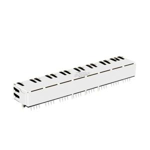 LPJF86204CNL 10/100 Base-T 1x8 Port RJ45 Jacks With Magnetics Tab Down Without