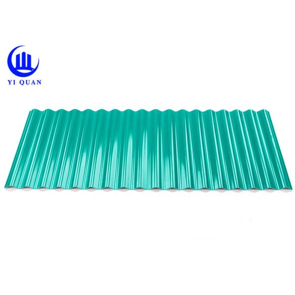 Buy Heat Insulation Green Plastic Roofing Sheets Tiles 1.0 Mm Thickness at wholesale prices