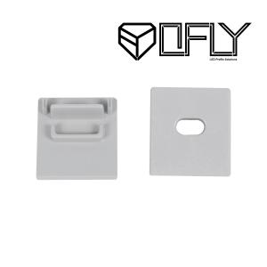 56*17mm Plaster LED Channel With Prismatic Cover Anti-Dazzle For LED Strip