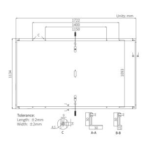 Monocrystalline All Black Solar Panel Longi Lr5-54hpb 400M 108 Cells 405w 400