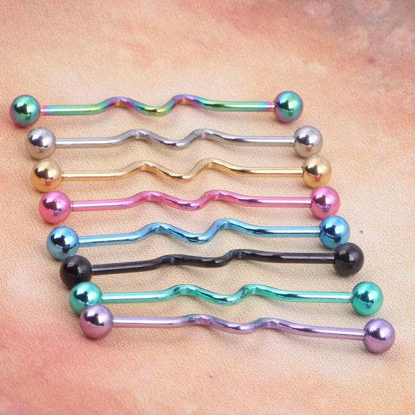 Buy 316L surgical steel industrial piercing barbells Body Jewelry at wholesale prices