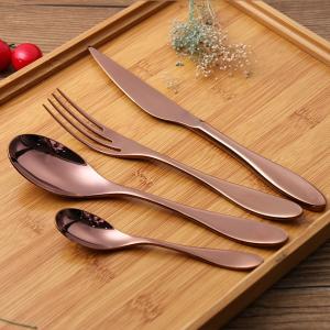 Thyssen Rose Gold Painted 304 1810 Stainless Steel Flatware