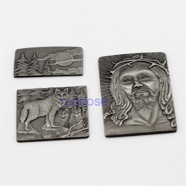 Buy Lighter combination OEM badge custom, combination badge custom, antique badge, ancient tin color 3D badge at wholesale prices