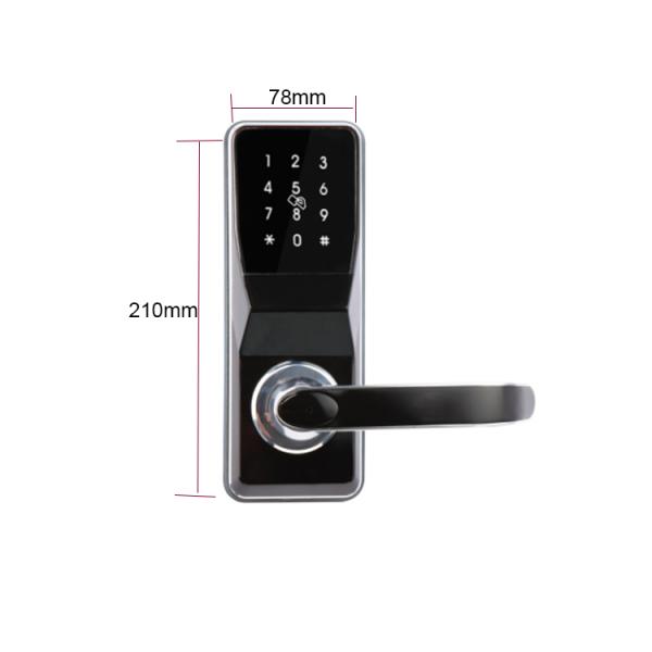 Zinc Alloy Smart Hotel Lock Remote Control High Security Door Lock