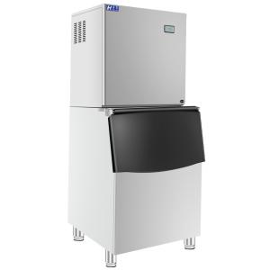 Quality Split Moon Restaurant Ice Machine Commercial Ice Maker Machine Freestanding for sale