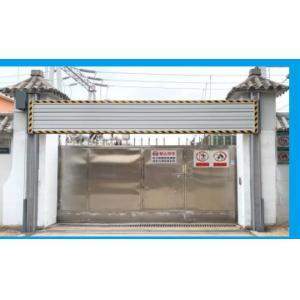 Aluminum alloy elevating three guard gate flood baffle