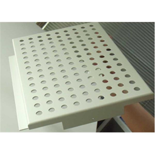 Buy White Color Decorative Perforated Metal Stainless Steel Plate With Polished Surface at wholesale prices