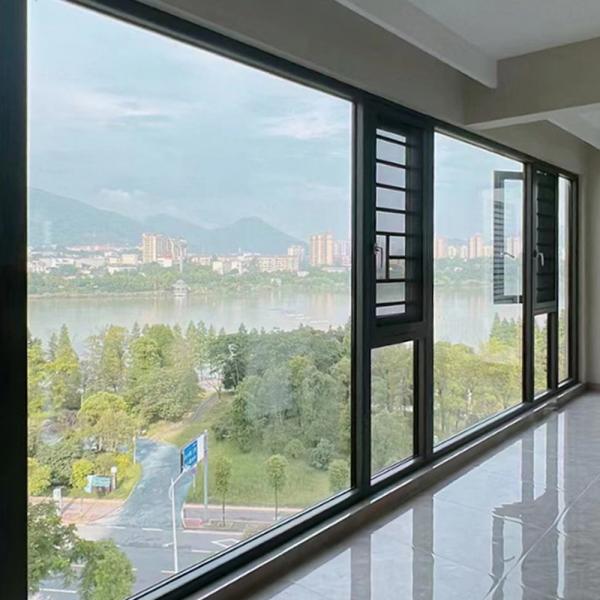 Buy 1.8mm Wall Thickness Aluminum Casement Glass Windows for Superior and Customized Size at wholesale prices