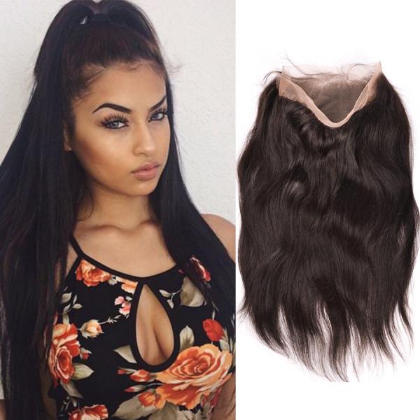 120% Density Full Lace Frontal Closure , 7A Grade Brazilian Hair Frontal Closure