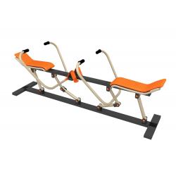 China Outdoor Fitness Equipment Double Rowing Machine for Adult in Gym Exercise for sale