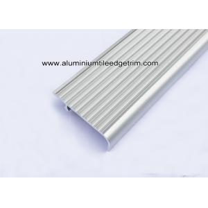 Extruded Grooved Aluminum Stair Nosing With Anti - Slip Protection