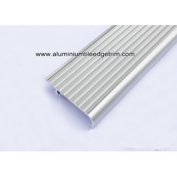 Buy Extruded Grooved Aluminum Stair Nosing With Anti - Slip Protection at wholesale prices