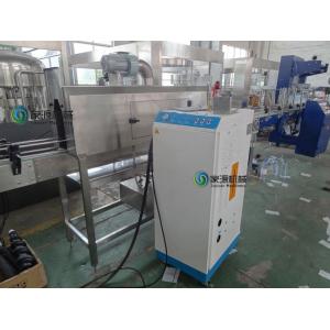 3Kw Sleeve Shrink Labeling Machine OPS , Plastic Flat Bottle Water Plants