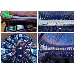 SMD1921 P3.91 Outdoor Rental LED Screen Curved 4000nits