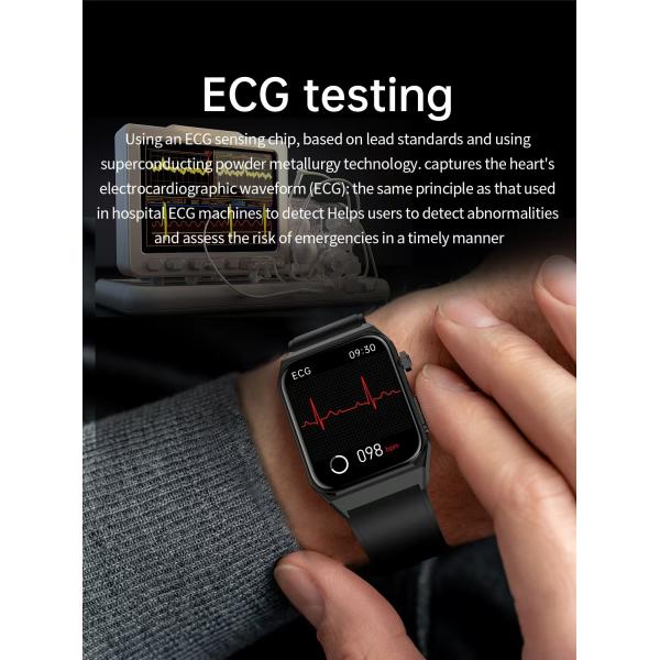 E530 Smart watch Music Control Health Monitoring Smartwatch With Blood Sugar SMS Reminder