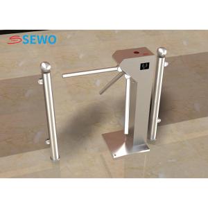 Automatic Electronic Turnstile Gates 304 Stainless Steel Tripod Barrier Gate