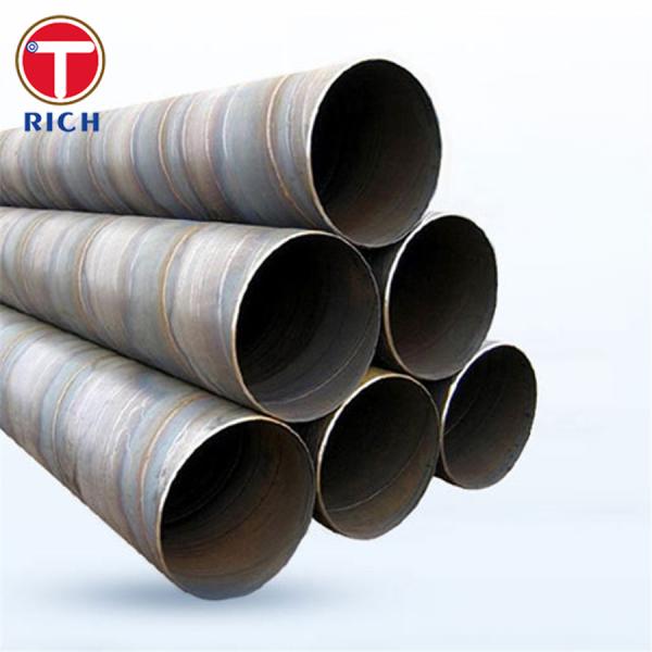 ASTM A1005 Gr.50 Black Plain End Helical Seam Welded Steel Tube For Fluid Transport