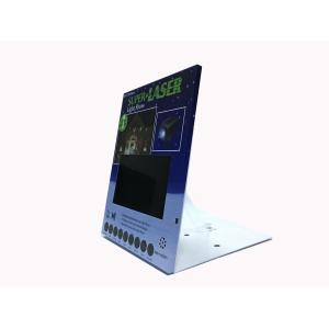 Battery operated shelf video screen / 7 inch electronic digital shelf talker