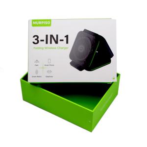 Custom Empty Boxes Small Cardboard Boxes Fit For Wireless Chargers Earphones