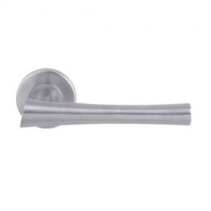 Quality Wide Application Exterior Door Handle Sets , Smooth Surface Glass Lever Door Handles for sale