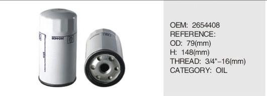 Buy Truck Diesel engine parts fuel  filter  for perkins 2654408 at wholesale prices