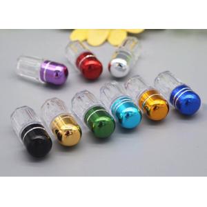 Quality 2ml Purple Capsule Packaging Bottles 30mm Mini Pill Cases for sale