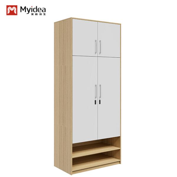 Support customization Modern design bedroom wardrobe with lock or password lock