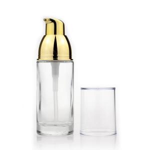 China 30ml Luxury Liquid Foundation Packaging Pump Lotion Glass Bottle on sale