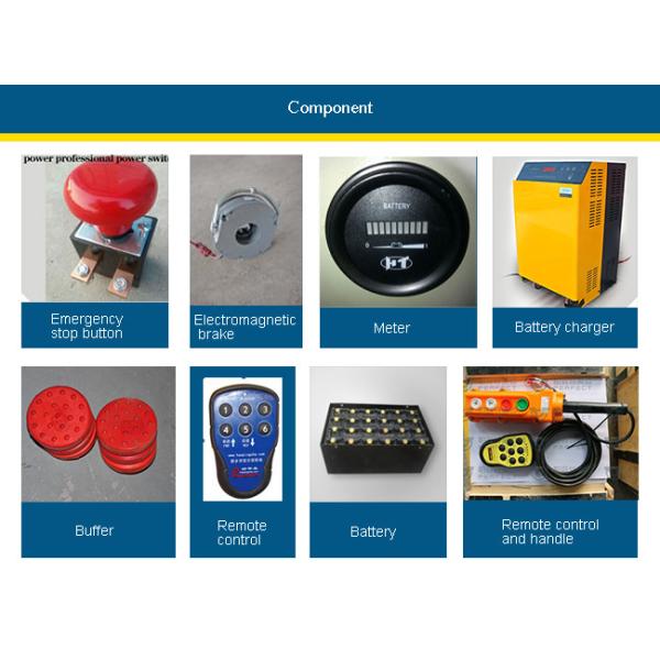 Heavy Duty Battery Transfer Cart Rail Road Marine Shipyard Trolley Q235 Steel