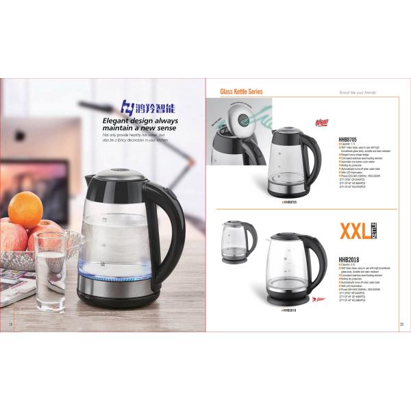 Mechanical Control Electric Glass Kettle Perfect for Household Tea Time