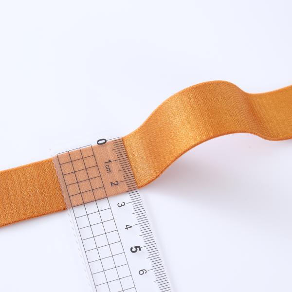 Factory New Design Custom Logo Golden Panty Underwear accessories Nylon elastic band straps webbing for sewing man boxer