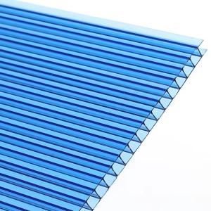 UV Protection Twin Wall Polycarbonate Panels , Multiwall Polycarbonate Roofing