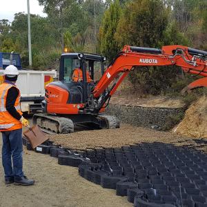 HDPE Geocell Used in Road Construction for Slope Protection Retaining Wall and