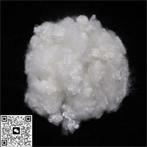 White Recycled Polyester Fiber Heat Resistance Virgin Polyester Fiber