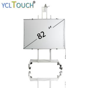 Aluminum Frame Interactive Electronic Whiteboard 20 Points 82 Inch