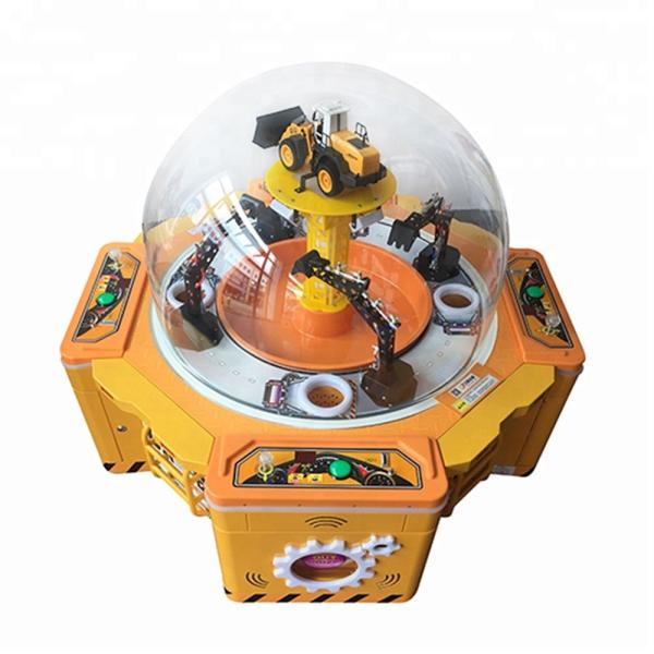 Family Excavator Gift Vending Machine Metal + Plastic Material Durable