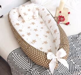 Modern Style Crib Nest with Solid and Polyester Filling