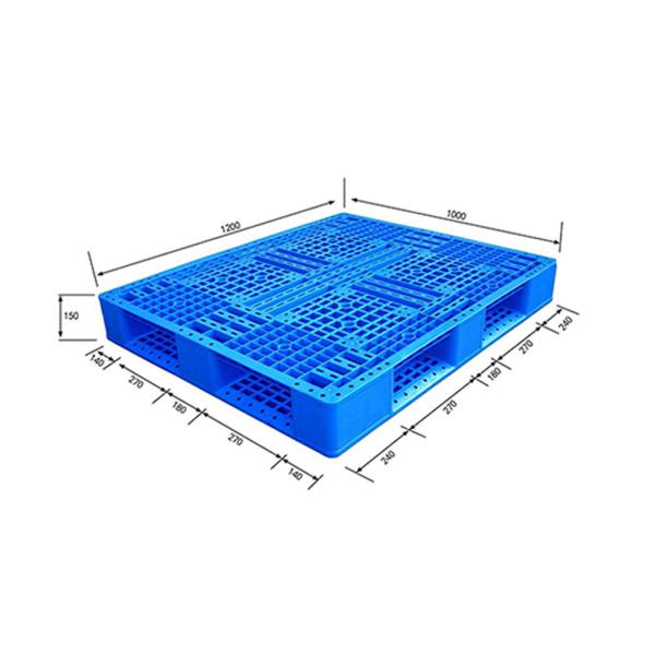 Buy LLDPE Reinforced Rackable Plastic Pallets 1500kg Dynamic Load at wholesale prices