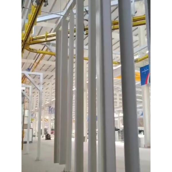 Energy - saving Automatic Powder Coating Equipment with Heat - recycling Curing