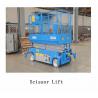 3.5km/H Lifting Speed Vehicle Scissor Lift , Self Propelled Electric Scissor Lift Steel Material for sale